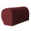 2PCS Soft Stretch Plush Armrest Covers, Stretch Armrest Covers for Chairs/Sofas, Couch Arm Covers,Wine Red 1