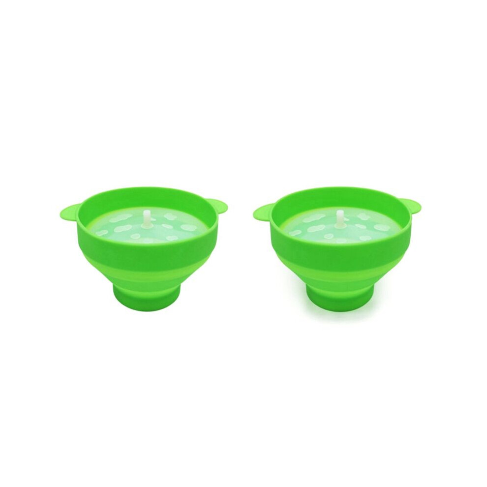 Brecantia High Quality Microwave Popcorn Bowl Bucket Silicone Diy Popcorn Maker With Lid Chips Fruit Dish Kitchen Easy Tools B