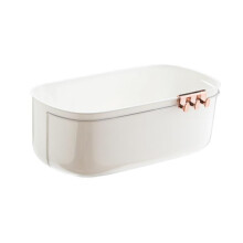 Hanging Storage Box Punch-Free Storage Rack Drainage Storage Basket for Fruits and Vegetables White