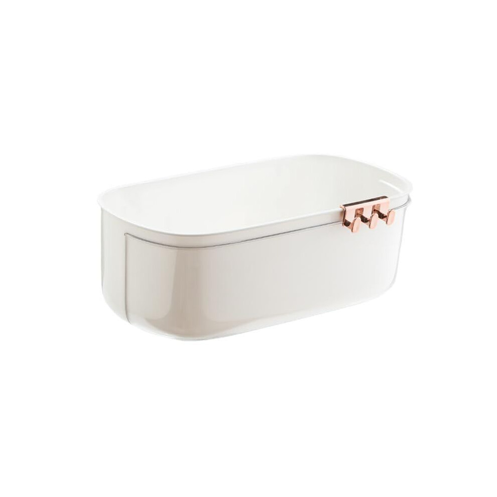 Hanging Storage Box Punch-Free Storage Rack Drainage Storage Basket For Fruits And Vegetables White Brecantia