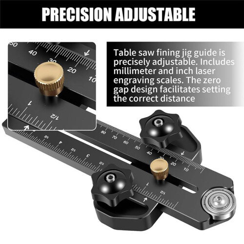 Enduring Thin Rip Jig Table Saw Jig Safe Woodworking Tools Fast Thin Ripping Precise Fine Cutting Thin Rip Jig 1