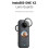6x Protections D'Objectif Corps de Caméra Jeux de Couverture de Protection avec Adhésif pour Insta 360 ONE X2 2