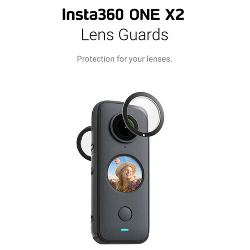 6x Protections D'Objectif Corps de Caméra Jeux de Couverture de Protection avec Adhésif pour Insta 360 ONE X2 1