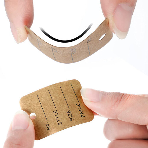 2000 Pieces Price Tags and Hang Tag String, Clothing Tags for Clothing Marking Tags Unstrung Tags Store Tags 2