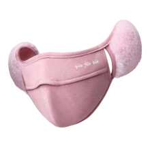 Winter Fleece Wind proof Earmuffs Warm Fleece Ear-Pink