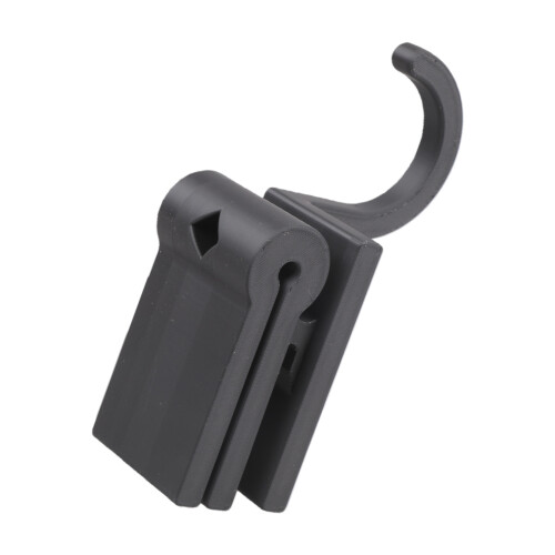 Geigenbogen-Ständerhaken mit Stiftclip,-Schwarz