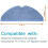 12Pcs Vacuum Mop Replacement Pads for  T7 T7  S7 Reusable Floor Expert Wet Replacement Microfiber Soft Pad 5