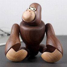 3X Holzhandwerk Gorilla Kreative Heimtextilien Dekorationen KöNnen King  Geschenke Hängen Holzdekorationen