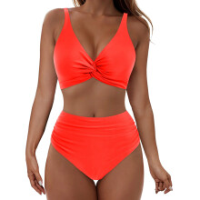 Badpakset voor dames Tweedelige flexibele,-watermeloen rood XL