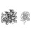 40Pcs Zinc Alloy Round Cabinet Knobs Rustproof Stylish Door Handles M 1