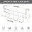 3X 5 Hooks Over Door Home Bathroom Kitchen Coat Towel Loop Hanger Rack Holder Shelf,Silver 8