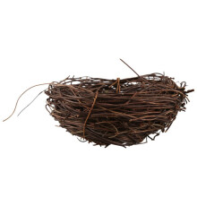 3X Hecho Una Mano Vine Twig Bird Nest Home Nature Holiday para Photo Garden Decor