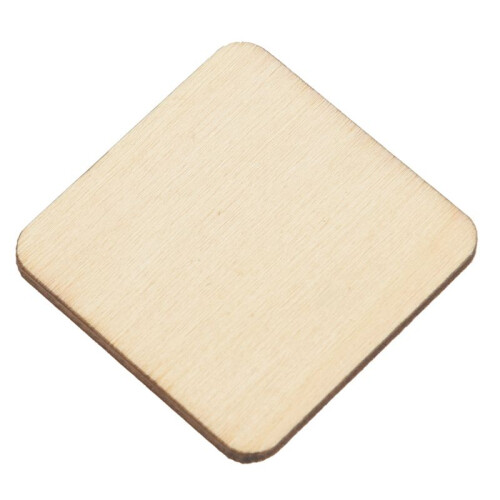 150 DIY Square Decorative Wood Slices 2