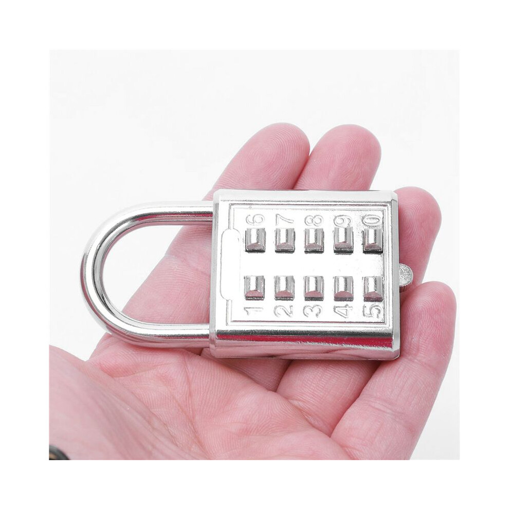 3X Anti-Theft Button Combination Padlock Digit Push Password Lock Zinc Alloy Security Lock Suitcase Luggage Coded Lock 4712131351239