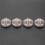 60 Pcs Grid- Connector Abs Connectors for Wire Square Storage Shelving (White) 7