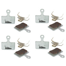 COOMA SPORT 4 Pairs Bicycle Disc Brake Pads for M9100 Dura Ace R9100 R9150 Ultegra R8070 RS805 RS505 RS405 RS305 GRX