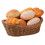 3X Cesta de PãO de Vime Oval, Cesta de Armazenamento de 10,2 Polegadas 2