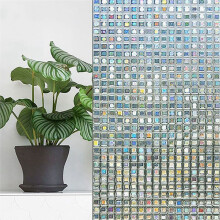 3X Arco Iris Decorativo Ventana Película Tintada Estática Autoadhesiva Adhesivo Vidrio Pegatinas