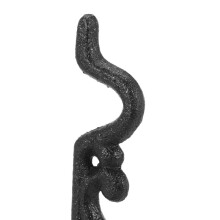 3X Cast Iron Hanger Wrought Iron Garden Hook Flower Pots Basket Wall Hanger Bracket with Expansion Screw