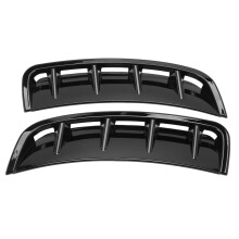 Front Bumper Air Outlet Stickers Trim Cover for a Class W177 A180 A200 A220 A250 Sports Accessories Car Styling(Black)