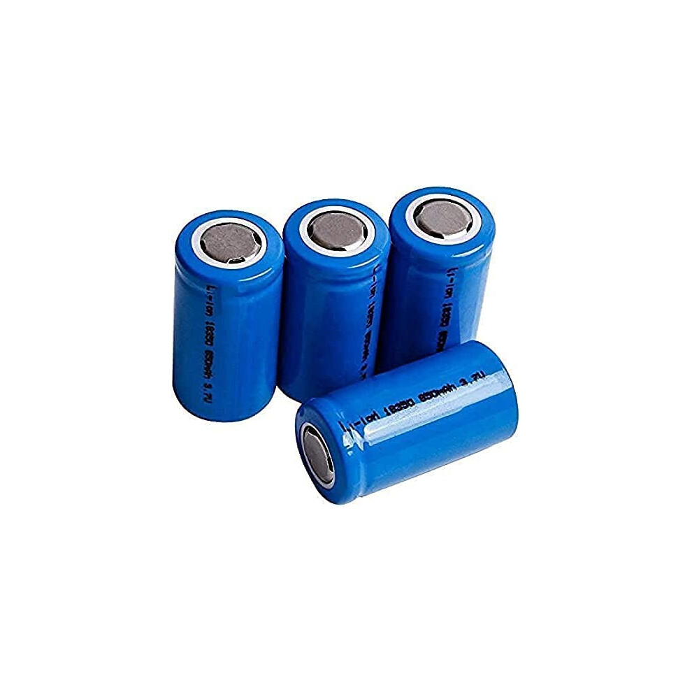 Rechargeable 18350 Battery Pack 4Pcs 3.7V 850Mah Liion Button For Flashlight Toys Remote Controls 9092120164572