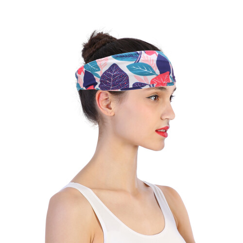 6Pcs Nylon Yoga Headbands Sweat-Absorbing