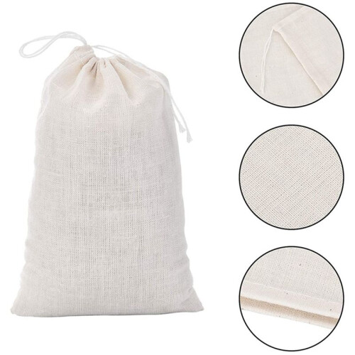 Pacote com 600 Sacos de Musselina de AlgodãO Saquinho Saquinho Multiuso Sacos de CordãO (4 X 6 Polegadas) 2