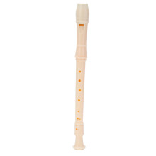 ABS Recorder Instrument 8 Hole Soprano White for Kindergarten & Elementary