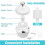 12Pcs Cat Water Fountain Filter Dog Drinking Dispenser Filter Flowing Fresh Water/Loop Filter Automatic 6
