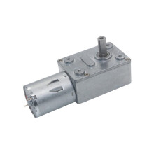 12V 40RPM Torque Low Noise DC Geared Worm Gear Motor with Durable Steel Gears for Wheelchair or DIY Projects