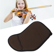 Coffee Flannel Violin Shoulder Rest Pad for Stringed Instruments