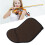 Coffee Flannel Violin Shoulder Rest Pad for Stringed Instruments 1