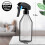 Plastic Spray Bottles for Cleaning Solutions,10OZ Reusable Empty Container with Durable Black Trigger Sprayer, 9Pack 9