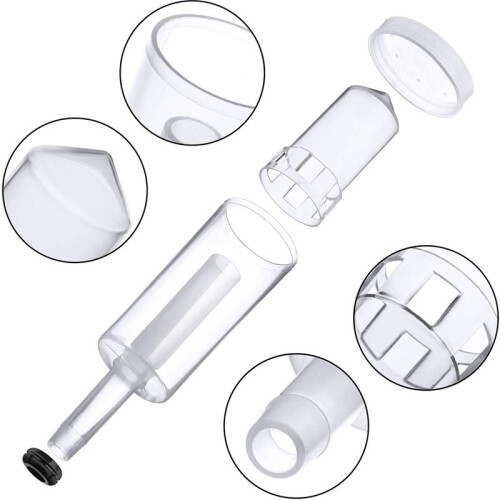 Airlock Set for Fermentation, 200 Pieces Silicone Grommets and 60 Pieces Plastic Airlock 1