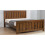 Modern Maxfield Double Bed Frame Rustic Oak 3