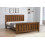 Modern Maxfield Double Bed Frame Rustic Oak 1