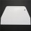6pcs 19 cm x 12.5cm Flat White Plastic Cake Decorator Dough Pastry Scraper Tool 6
