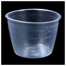Plastic 120Ml Electric Cooker Rice Measuring Cup 12Pcs Clear White