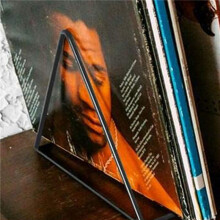 2X Vinylskiva CD Magasin Förvaringsställ Album Displayställ Multifunktionell Vertikal Kreativ Europeisk Konstsamling