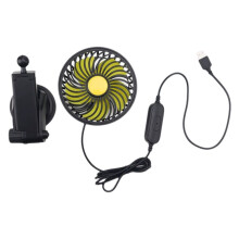 Electric Fan Air Circulation Fan USB Powered 360 Rotatable Compact Safe Mesh Design for Cars Trucks