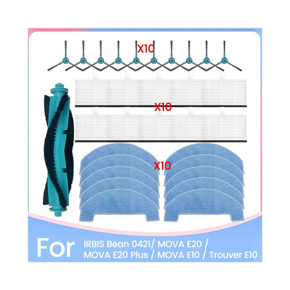 For Irbis Bean 0421 For Mova E20 / Mova E20 / Mova E10 / Trouver E10 Replacement Part Brush Filter Mop Cloth 6031151876491