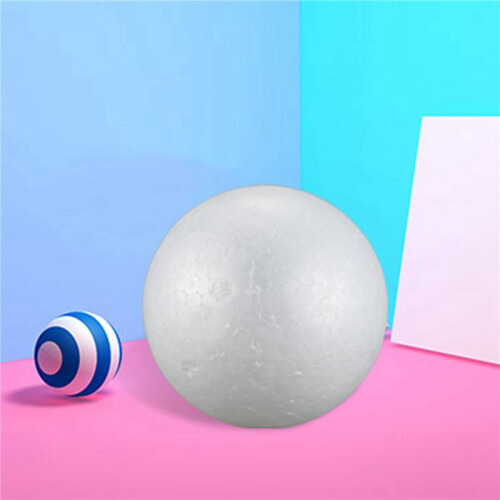 30 x Christmas Decoration Modelling  Polystyrene Foam  Sphere 10cm---White 2