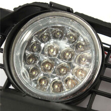 6x for Mk3 1992-1998 Front Bumper Grille 6000K White Led Drl Driving Fog Light Car Accessories