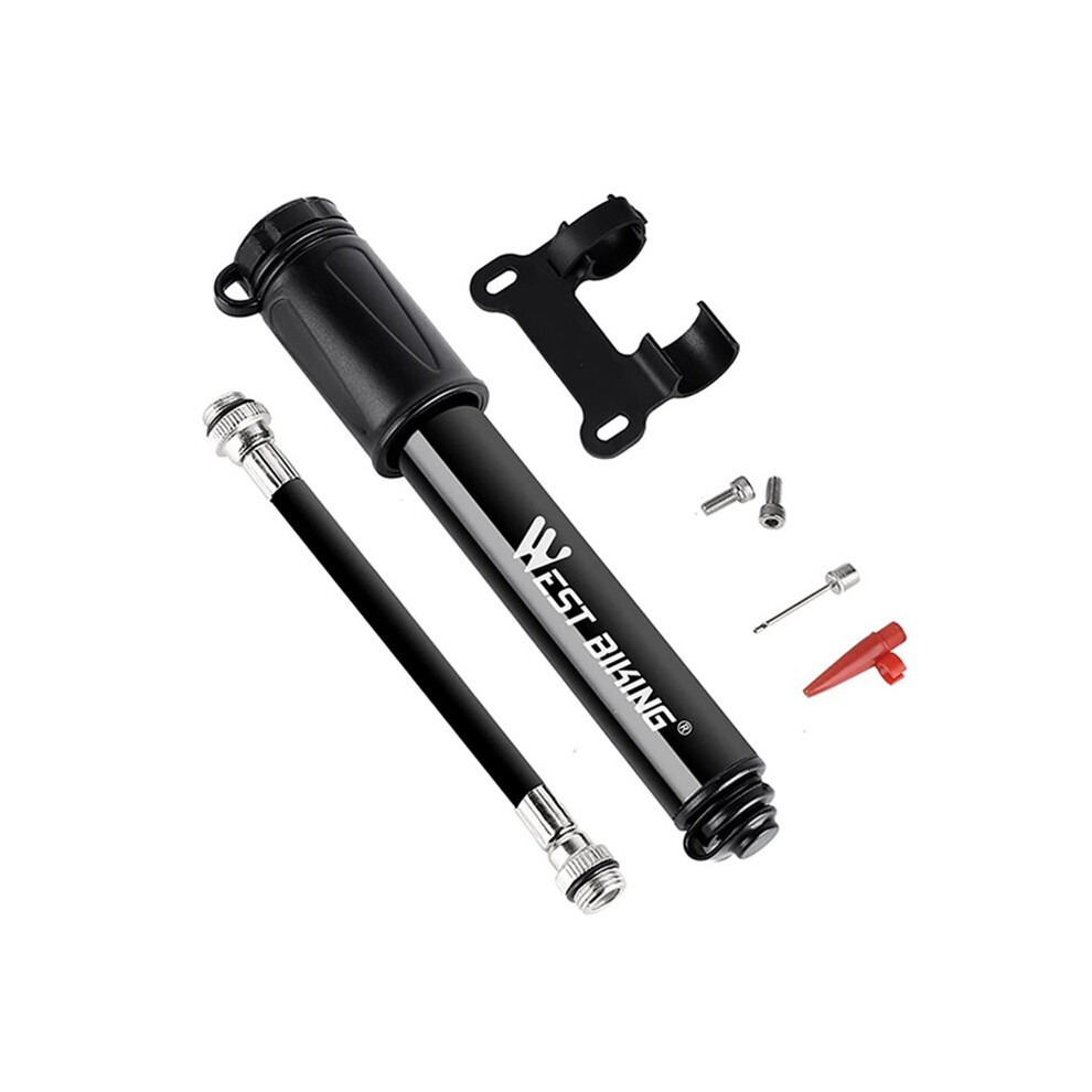 West Biking 100Psi Bike Pump Bicycle Hand Air Pump Tire Inflator Schrader Presta Valve Mtb Road Cycling Pump 6034161310641