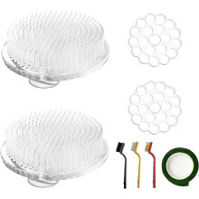 Set di Eleganti Portafiori - Inserto per Vaso Minimalista per Centrotavola, Ikebana, Fai da Te e Principianti