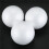 30 x Christmas Decoration Modelling  Polystyrene Foam  Sphere 10cm---White 9