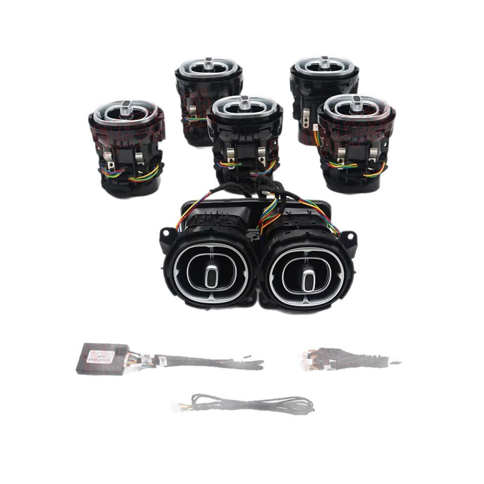 Front Rear 64 Colour Led Air Vent Led Turbine Nozzle For C-Class W206 Ambient Outlet Turbo Interior Light 6033584835342
