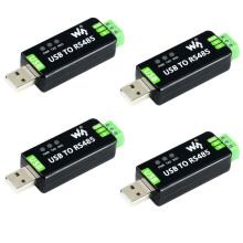 4X Waveshare Industrial USB to RS485 Converter, with Original FT232RL Inside
