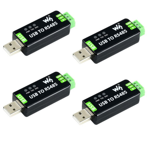 4X Waveshare Conversor USB para RS485 Industrial, com FT232RL Original Dentro