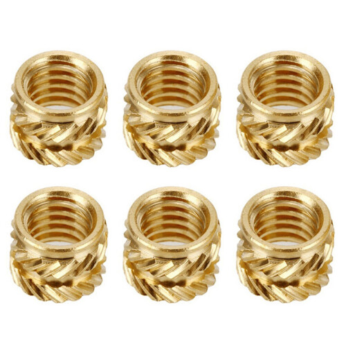 50Pcs 3D Printing Model Insert Nut, Knurled Brass Nut, Injection Molding Insert Nut for 3D Printer Voron 2.4 Etc (M3) 1